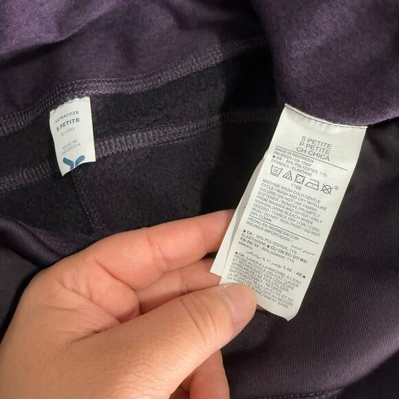 Old Navy High-Waisted UltraCoze Leggings, Purple, S Petite - Picture 4 of 7